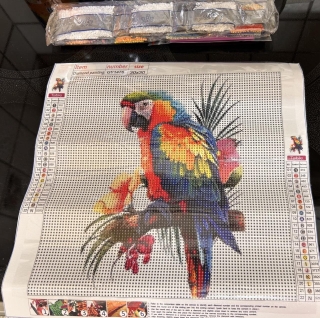 Diamond Painting Papagei