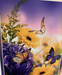 Diamond Painting Blumenwiese