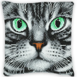 Diamond Painting Kissenbezug Katze