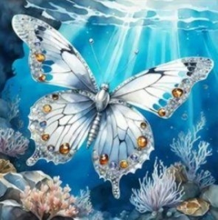 Diamond Painting Schmetterling