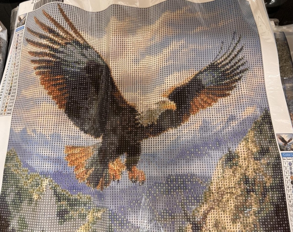 Diamond Painting Adler in den Bergen
